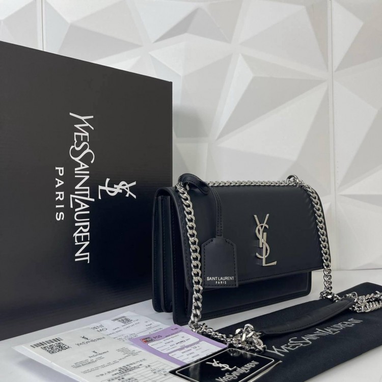 YVES SAİNT LAURENT SUNSET MEDİUM SİYAH GUMUS